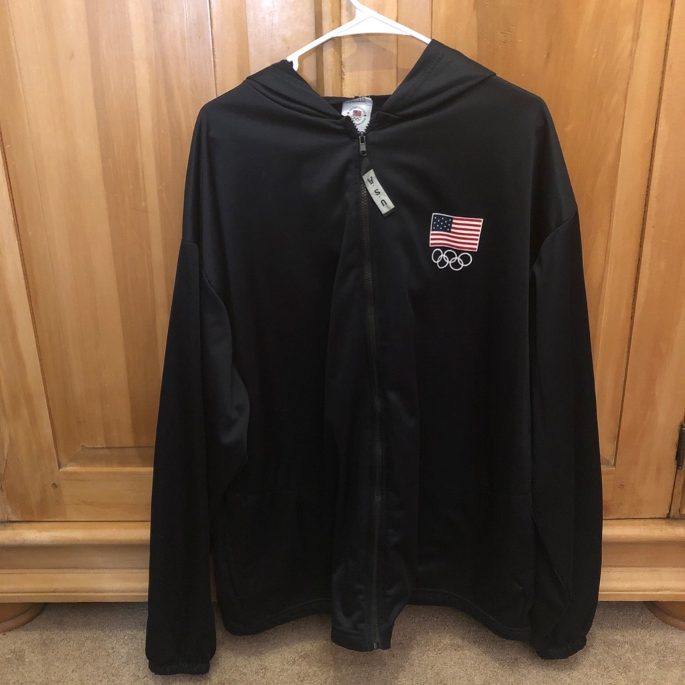 Olympic USA Zip Up Hoodie Size 3XL